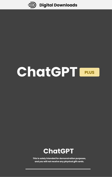 Open AI ChatGPT - PLUS 1 Month